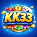 KK33 Game Logo Blue Background Real Earning App Pakistan